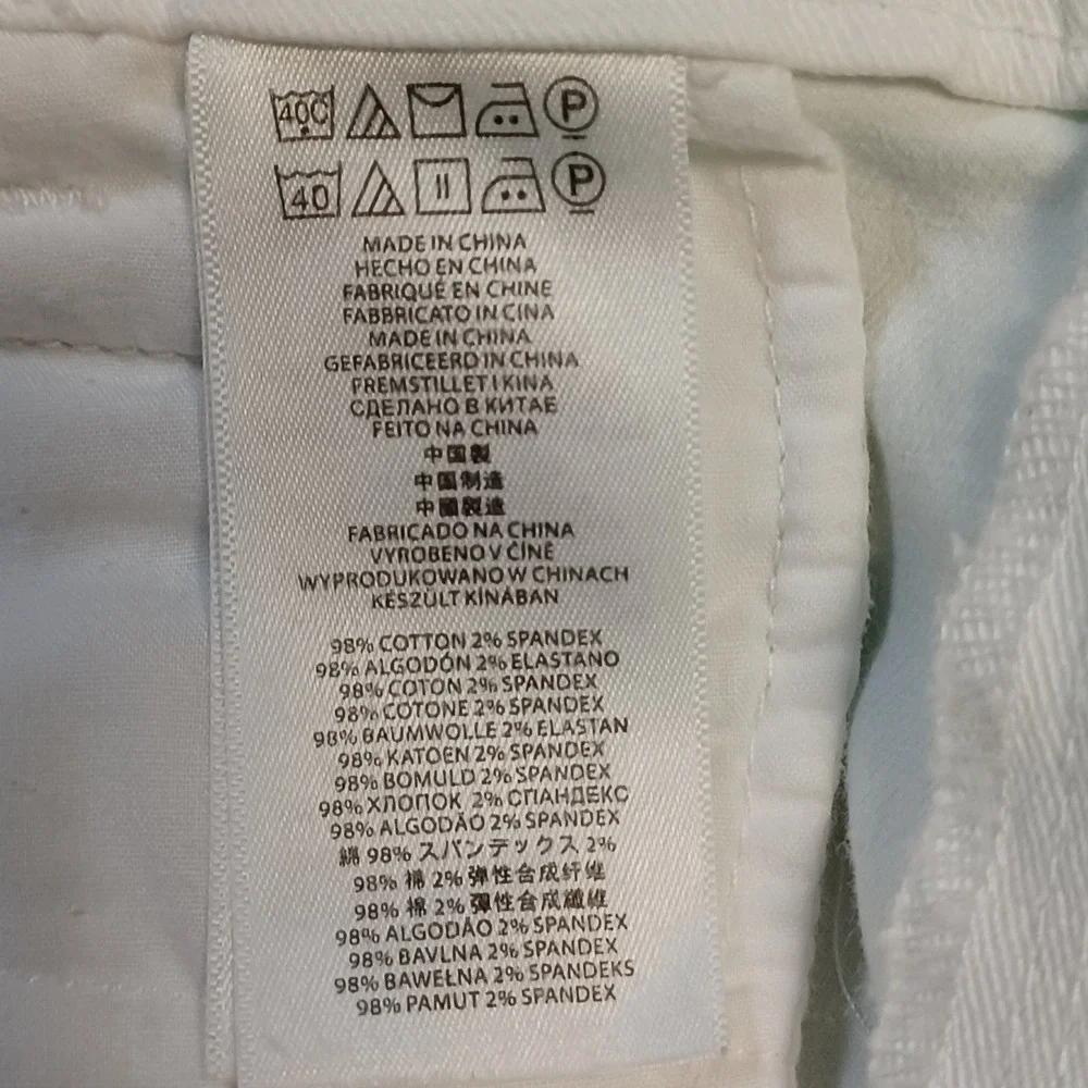 Michael Kors Womens White Moto Zipper Pants Slim Leg Ankle Zip Size‎ 12